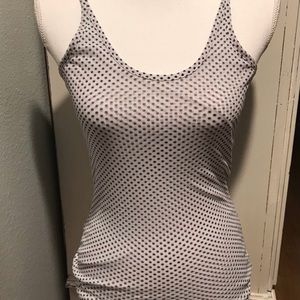 Sweet Pea by Stacy Frati black and white tank